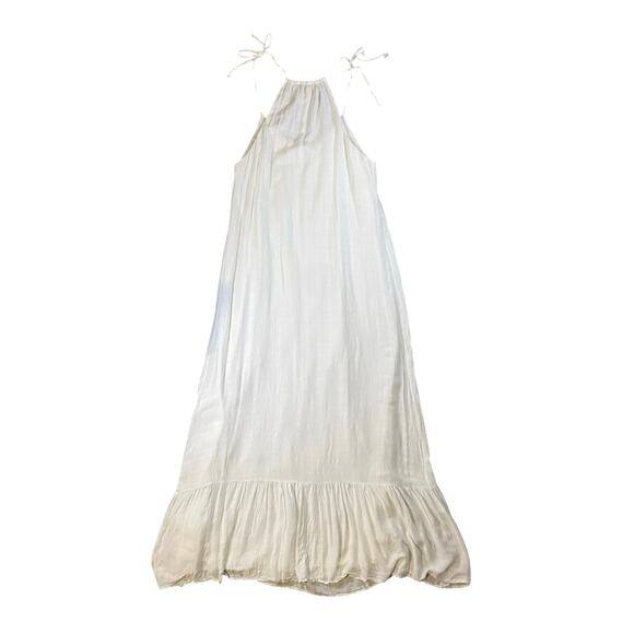 June & Hudson Tie-shoulder Peasant Maxi Dress - S - Picture 4 of 4